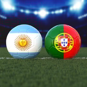 Argentina vs. Portugal Soccer Match photo