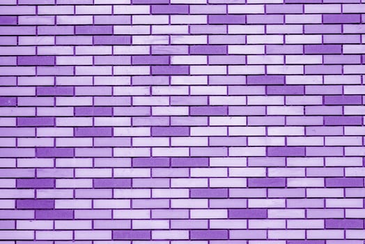 violet brick wall. Construction retro stylish background. photo