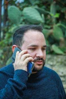 Phone Call Leaves Man Stunned and Sad photo