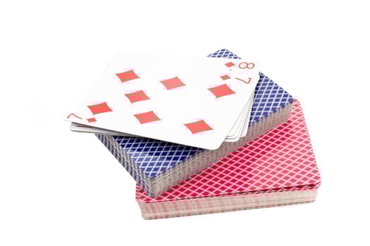 Two Decks of playing cards photo