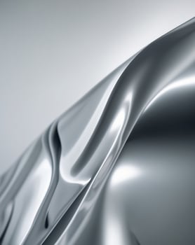 Sleek Polished Metal Surfaces with Soft Focus Lighting photo