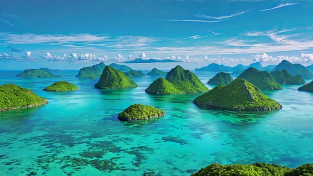 The beautiful islands of the pacific photo