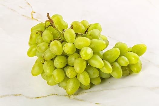 Green juicy sweet ripe Grape bunch photo