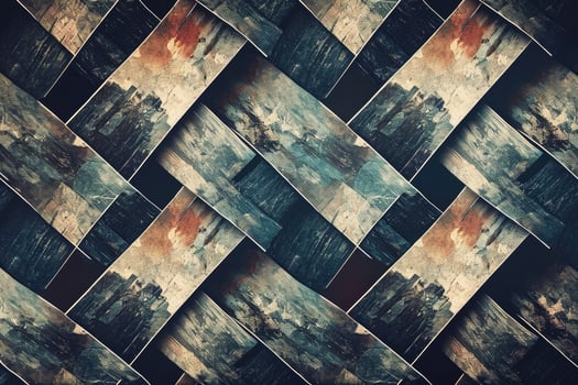 A photo of a wall with a pattern of squares