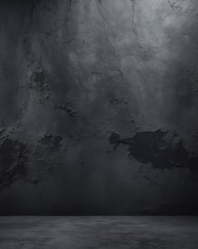 Dark Charcoal Gray Grunge Texture Background photo