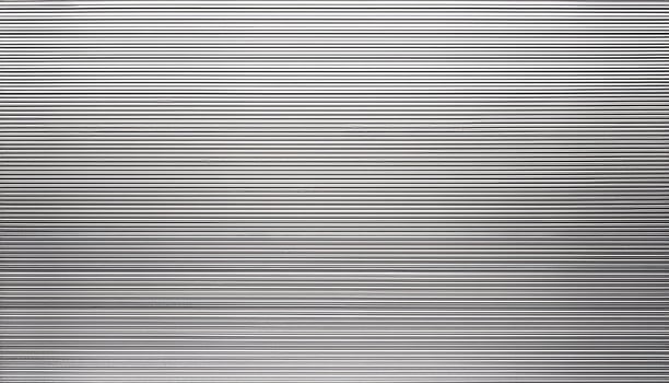 close-up of aluminum sheet metal with fine horizontal grain texture and industrial appearance photo