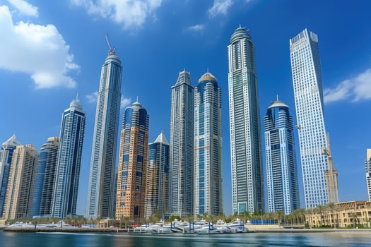 The tallest buildings in dubai photo