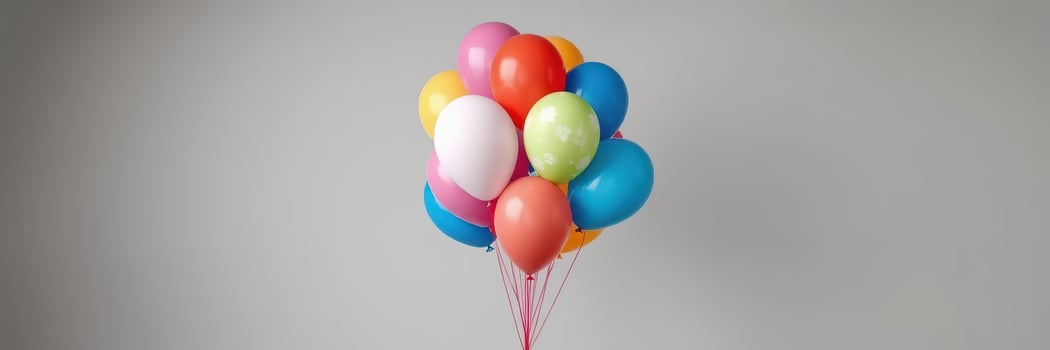 Colorful assortment of balloons creates a festive atmosphere for celebrations and events photo