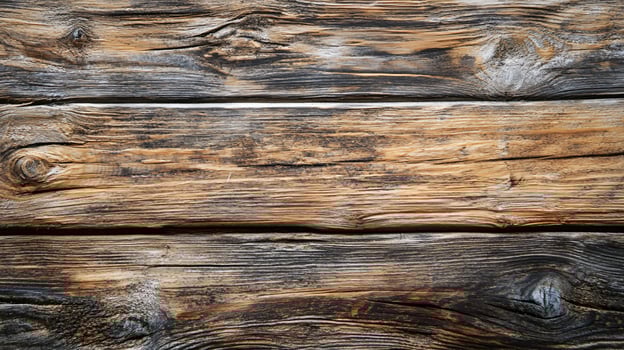 A wooden surface with a grainy texture and a few holes photo
