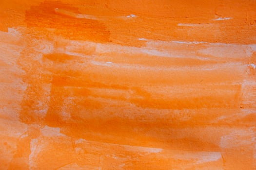 Orange watercolor paint texture background photo