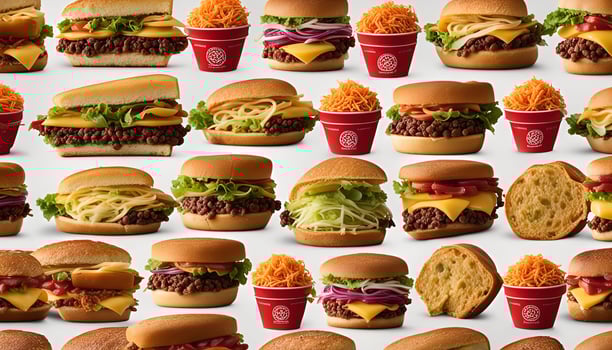 Burgers and Sides Arrangement photo