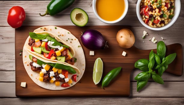 Delicious Tacos with Fresh Ingredients photo
