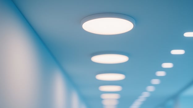 Modern Eco Friendly LED Ceiling Lights for Efficient Energy Use in Contemporary Spaces and Sustainable Design Solutions photo