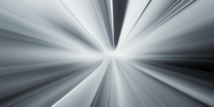 Abstract light speed background with motion blur photo