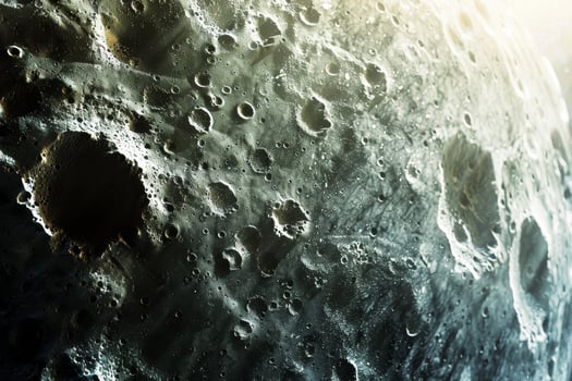 The moon is shown in this image photo