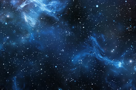 Blue nebula wallpaper photo