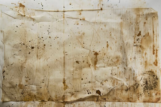 A dirty piece of paper with some stains on it photo
