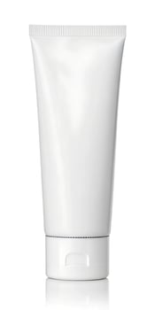 Simple, elegant cosmetics tube photo