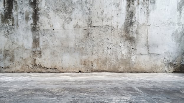 A wall with a large crack in it photo