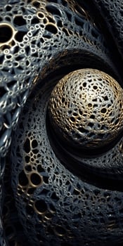 Abstract organic pattern with intricate textures photo