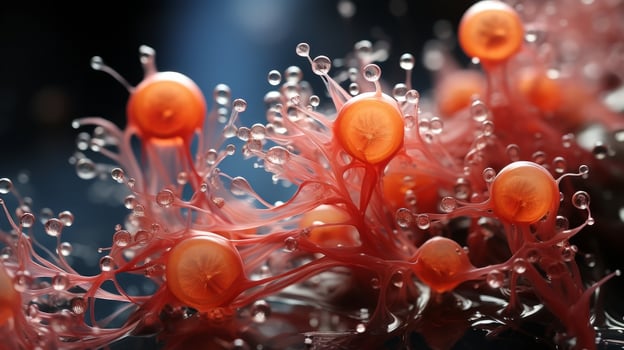 Vibrant Underwater Coral Reef Scene photo