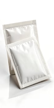 clean white food packing mockup photo