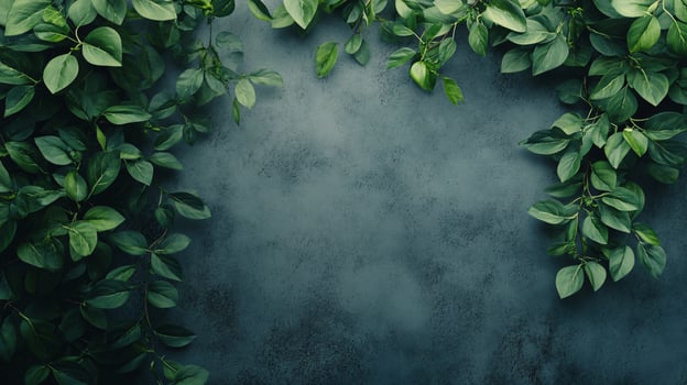 A green leafy plant with a leafy green background photo