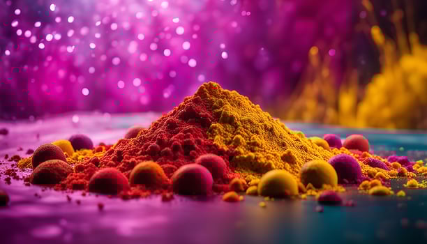 Colorful Powder Holi Festival photo
