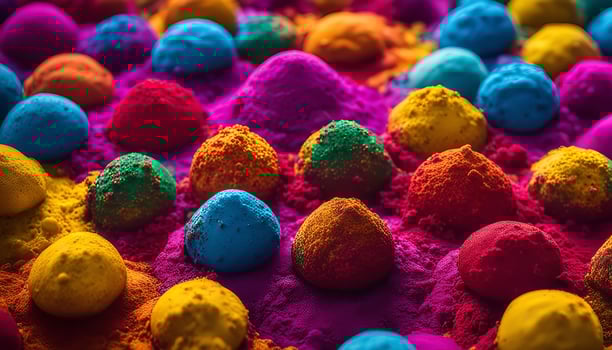 Colorful Powder Balls photo