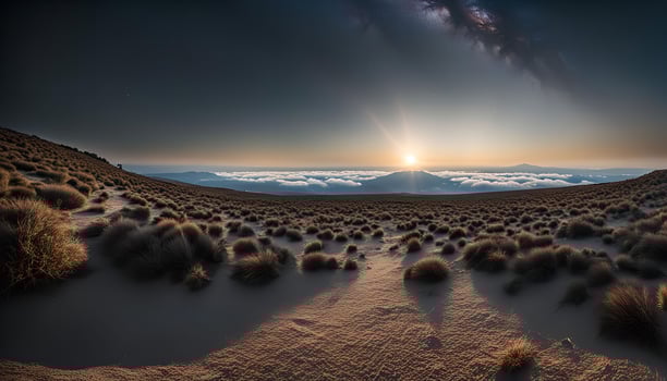 Sunrise over a Sea of Clouds photo