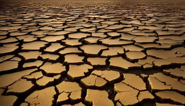 Cracked Earth, Arid Landscape photo