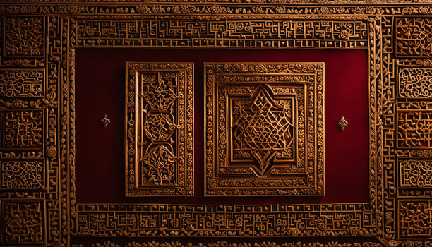 Intricate Carved Ceiling photo