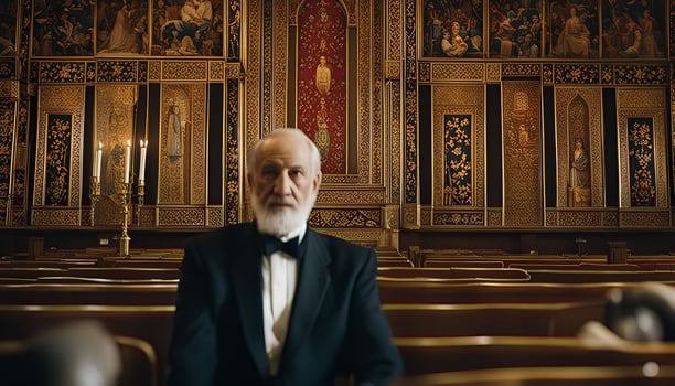 Man in a Church photo