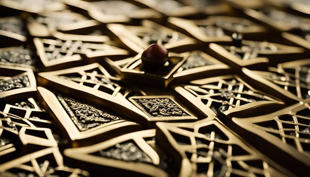 Intricate Gold Ornament photo