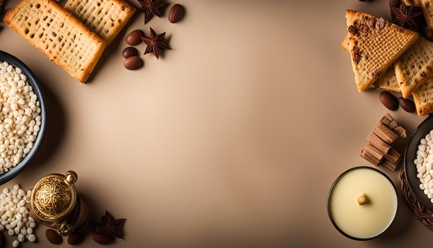 Sweet Treats Arrangement with a Candle and Spices photo