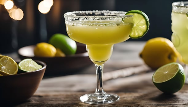 Refreshing Margarita with Lime Garnish photo