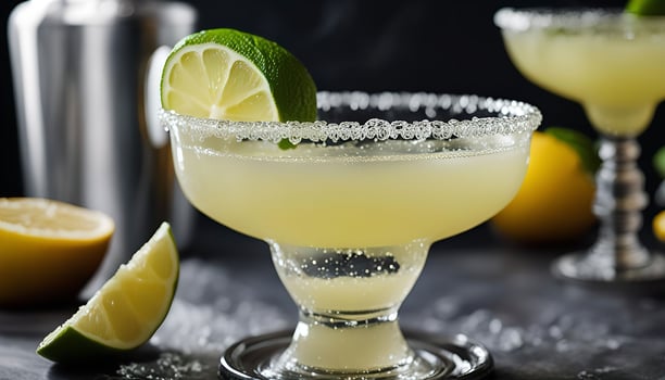 Refreshing Margarita Cocktail with Lime and Lemon photo