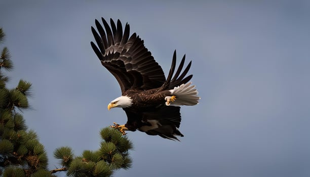 Bald Eagle in Flight photo