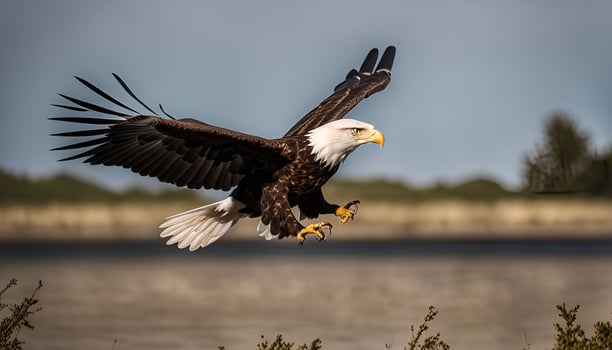 Bald Eagle in Flight photo
