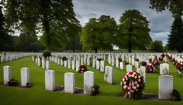 Military Cemetery graves photo