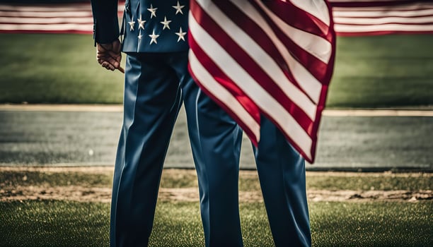 Salute to the Flag photo