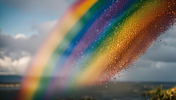 A Rainbow of Droplets photo
