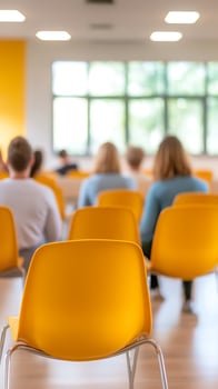 Support group meeting fosters connections and healing in a welcoming environment. photo
