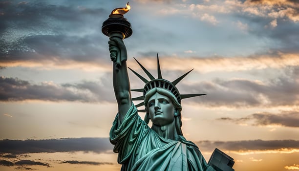 The Statue of Liberty, a Symbol of Freedom photo
