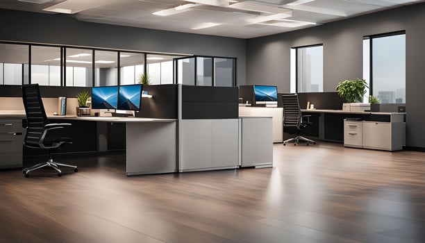 Modern Office Workspace photo