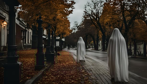 Ghostly Walk on Halloween photo