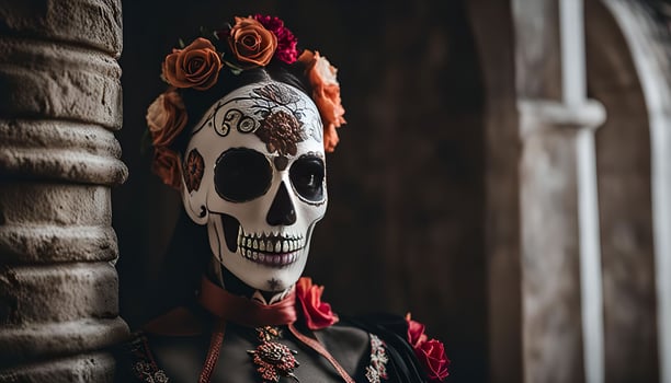 Day of the Dead Makeup Costume photo