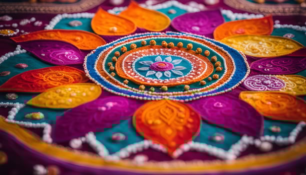 Colorful Mandala Design photo
