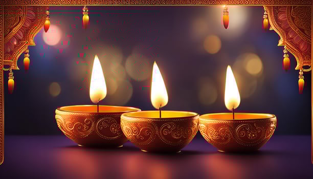 Diwali Lights and Decoration photo