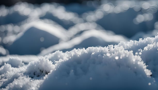 Close-up of Sparkling Snow photo
